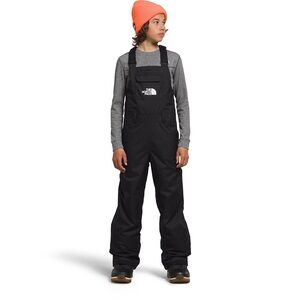 The North Face Teen Freedom Insulated Snow Bibs Kids Black Size Medium 10/12